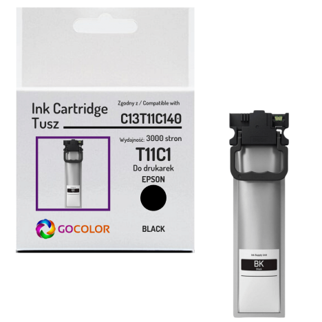 Tusz do EPSON T11C1 C13T11C140 WorkForce WFC5890DWF WFC5390DW black Zamiennik 3.0K