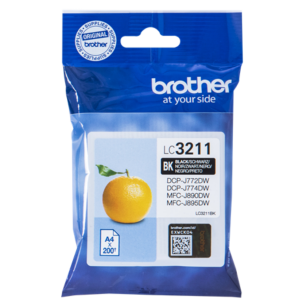 Brother oryginalny Tusz LC3211BK black