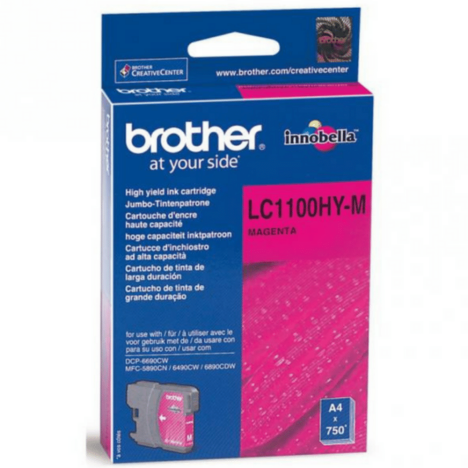 Brother oryginalny Tusz LC1100HYM magenta high capacity