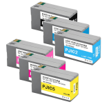 FULLBOX 6-pak TUSZ do EPSON PJIC1 PJIC2 PJIC3 PJIC4 PJIC5 PJIC6 ( PJIC7 ) - 3