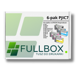 FULLBOX 6-pak TUSZ do EPSON PJIC1 PJIC2 PJIC3 PJIC4 PJIC5 PJIC6 ( PJIC7 ) - 2