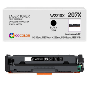 Toner do HP W2210X 207X Black zamiennik BEZ CHIPA