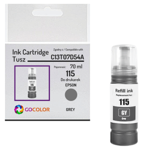 Tusz do EPSON 115 T07D5 C13T07D54A EcoTank L8160 L8180 70.0ml grey zamiennik
