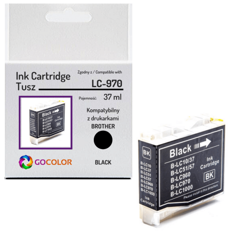Tusz do BROTHER LC970BK Black zamiennik