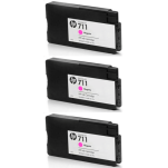 HP oryginalny Tusz CZ135A 711 magenta 3 sztuki - 2