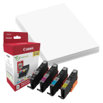 Canon oryginalny tusz CLI551XL + 50 x papier 6443B008 black / cyan / magenta / yellow 4-pak - 2