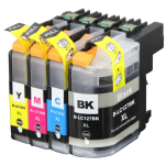 4 X TUSZ do BROTHER LC127XL LC125XL zamiennik - 3