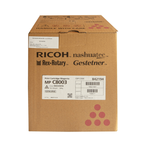 EOL Ricoh oryginalny toner MP C8003 842194 magenta