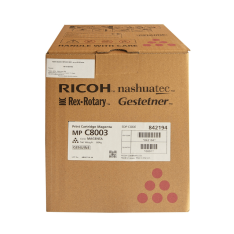 EOL Ricoh oryginalny toner MPC8003 842194 magenta