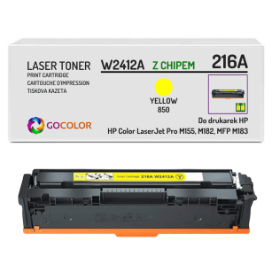 Toner do HP W2412A 216A LaserJet Pro M155nw MFP M183fw Yellow z CHIPEM zamiennik 0.85K