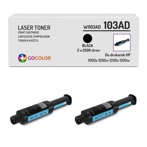 2 X TONER do HP W1103A Neverstop Laser 103A 1000a 1000w 1200a 1200w zamiennik