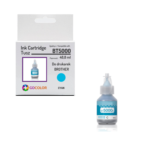 Tusz do BROTHER BT5000C Cyan zamiennik