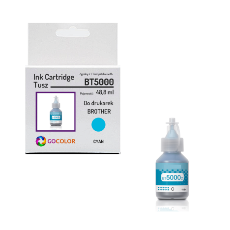 Tusz do BROTHER BT5000C Cyan zamiennik