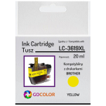 Tusz do BROTHER LC3619XLY Yellow zamiennik - 2
