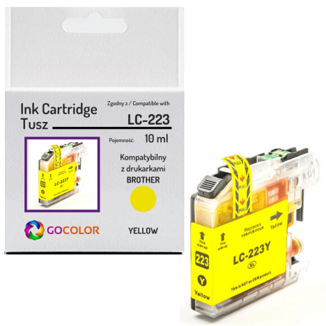 Tusz do BROTHER LC223Y Yellow zamiennik