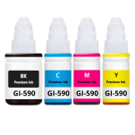 FULLBOX 4-pak TUSZ do CANON GI590B GI590C GI590M GI590Y - 2