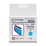 Tusz do HP 3JA27AE 963XL Cyan Zamiennik CHIP anti-upgrade - 2