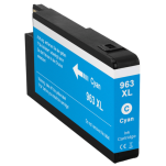 Tusz do HP 3JA27AE 963XL Cyan Zamiennik CHIP anti-upgrade - 3