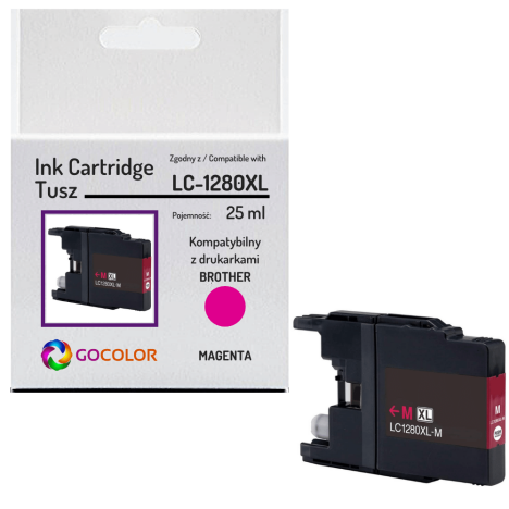 Tusz do BROTHER LC1280XLM Magenta zamiennik