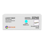 Toner do OKI ES7412 46507623 Cyan Zamiennik - 2