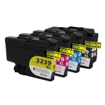 FULLBOX 4-pak TUSZ do BROTHER LC3239XLBK LC3239XLC LC3239XLM LC3239XLY - 2