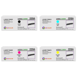 4 X TONER do HP 220A LaserJet Pro 4201 4202 4203 2.0K/3x1.8K CMYK zamiennik z CHIPEM - 2