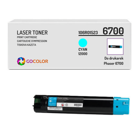 Toner do XEROX 6700 106R01523 Cyan Zamiennik