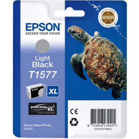 Epson oryginalny tusz T1577 light black