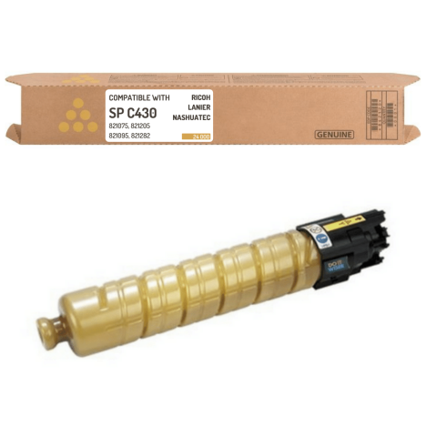 Toner do Ricoh SPC430 Yellow SPC431 SPC440 SPC441 821075 Zamiennik