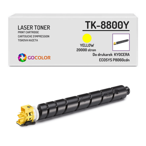 Toner do KYOCERA TK8800Y EcoSYS P8060 Yellow zamiennik