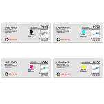 4 X TONER do OKI C332 MC363 dn, dnw, 46508712, 46508711, 46508710, 46508709, zamiennik - 2