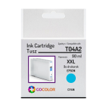 Tusz do Epson T04A2 C13T04A240 Cyan Zamiennik - 2