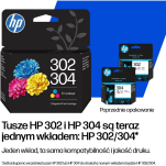 HP oryginalny Tusz B7RT6AE 304/302 CMY - 3