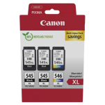 Canon oryginalny Tusz 2x PG545XL + CL546XL 8286B013 3-pak 2x15.0/13.0ml - 2