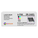 4 X BĘBEN do BROTHER DR248CL zamiennik CMYK Zamiennik - 2