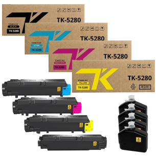 FULLBOX 4-pak toner do KYOCERA TK5280K TK5280C TK5280M TK5280Y