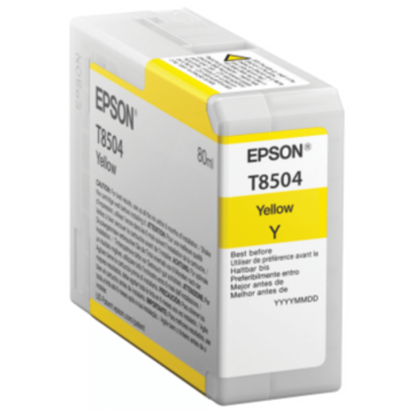 Epson oryginalny tusz T8504 yellow