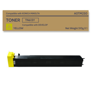 Toner do KONICA MINOLTA TN613Y (PMC334YG) Bizhub C452/552/652 Yellow (1x510g)