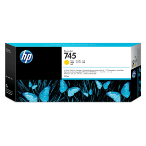 HP oryginalny Tusz F9K02A 745 yellow