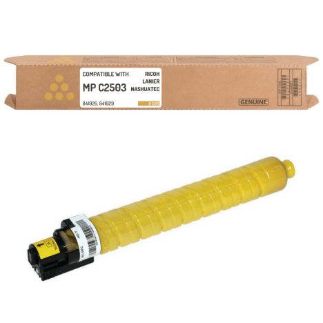 Toner do Ricoh MPC2503 Yellow MPC2003 MPC2004 MPC2504 MPC2011 841926 Zamiennik