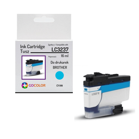 Tusz do BROTHER LC3237C Cyan zamiennik