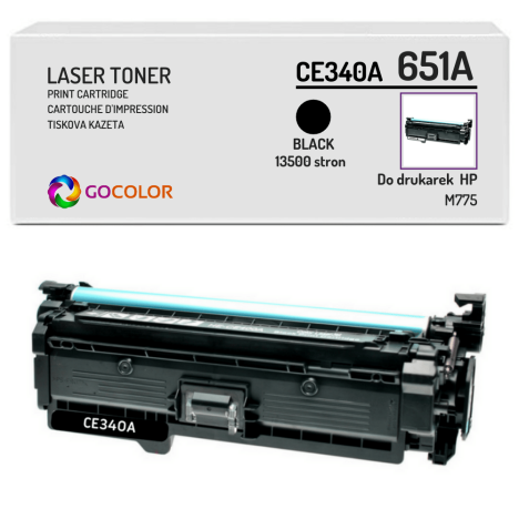 Toner do HP CE340A 651A M775 Black Zamiennik