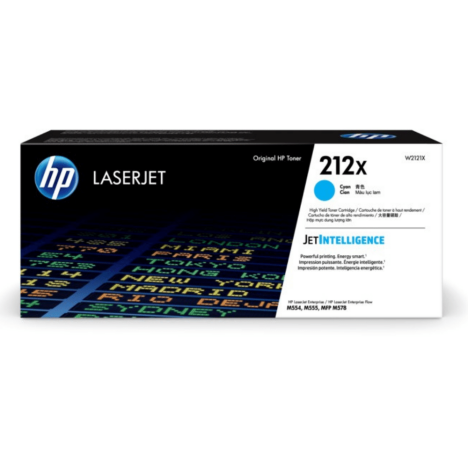 HP oryginalny toner W2121X cyan 212X