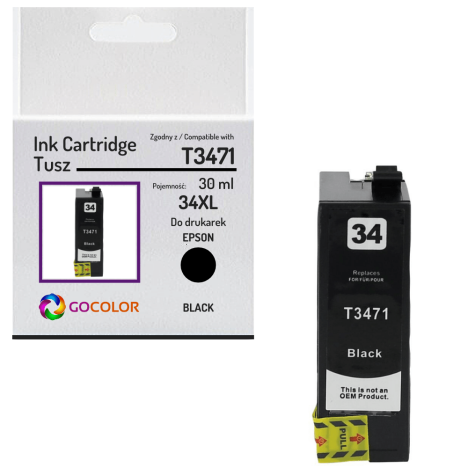 Tusz do EPSON T3471 34XL Black Zamiennik