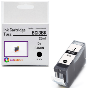 Tusz do CANON BCI3eBK 4479A002 Black 100 % nowy zamiennik