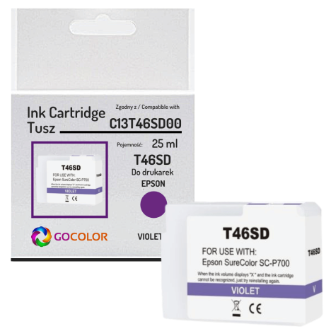 Tusz do EPSON T46SD C13T46SD00 SureColor SC-P700 25.0ml violet zamiennik