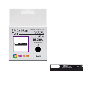 Tusz do HP D8J10A 980XL Black Zamiennik