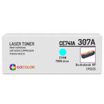 Toner do HP CE741A 307A CP5225 Cyan Zamiennik - 2