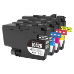 FULLBOX 4-pak tusz do BROTHER LC426BK LC426C LC426M LC426Y - 2