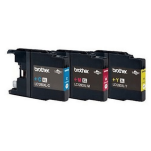 Brother oryginalny Tusz LC1280XLRBWBP cyan/magenta/yellow high capacity  - 2